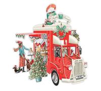 PAPER D'ART - CHRISTMAS COFFEE - 3D CHRISTMAS CARD