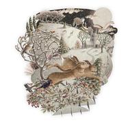 Paper D'Art Pop Up Laser Cut 3D Christmas Card - Gone Tomorrow