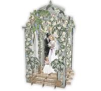Paper D'Art - Wedding Arbour - 3D Pop Up Greetings Card
