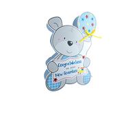 Paper Dazzle Birth New Baby Grandson 3D Congratulations Greeting Card PDZ034