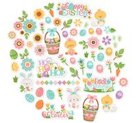 Paper Die Cuts - Easter Fun - Over 60 Cardstock Scrapbook Die Cuts - by Miss Kate Cuttables