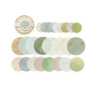Paper Discs Elegant Paper Journal Accent with Subtle Retro Charm Craft Color Disks for Art Projects Creative
