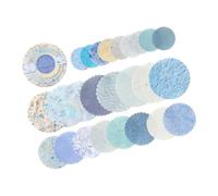 Paper Discs Elegant Paper Journal Accent with Subtle Retro Charm Craft Color Disks for Art Projects Handmade Card Embellishments