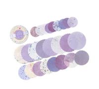 Paper Discs Elegant Paper Journal Accent with Subtle Retro Charm Craft Color Disks for Art Projects Handmade Card Embellishments