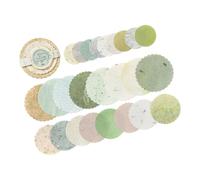 Paper Disks Paper Embellishment Set for Cards Memory Books Crafting 2 in 1 Design Application Art Projects