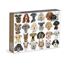 Paper Dogs 1000 Pc Puzzle Galison Jigsaw Galison Puzzles and quiz