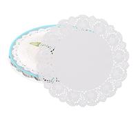 Paper Doilies - EXTRA THICK 12" Round White Royal Lace Doily - Elegant and Versatile for Formal Events, Buffets, Dessert Displays, Parties, Vases, Weddings (50-Pack, White)