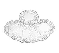 Paper doilies | White with lace pattern | Pack of 250 | 16cm diameter
