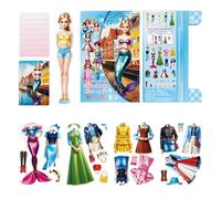Paper Doll Magnet - Learning Toy Bundle, Dress Up Puzzle | Interactive Clothing Match Board, Fun Craft Imagination Toy, Hands-On Character Kit For Kid Classroom Skill Development Play