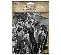 Paper Dolls Poses Tim Holtz Idealogy, 62 Pieces