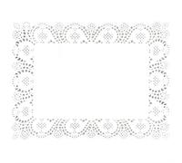 Paper Doyleys Doilies Rectangular Oblong Lace Pattern 300 x 400mm Pack 250