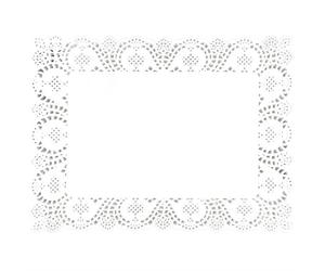 Paper Doyleys Doilies Rectangular Oblong Lace Pattern 300 x 400mm Pack 250