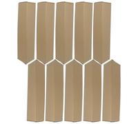 Paper Drawing Mailing Tube Artwork Storage Tube Triangle Shape Small Shipping Box Sturdy Kraft Paper for Document and Print Storage for Art Transport and Mailing