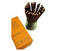 Paper Drinking Straws, 250 Count, Length 200mm, Bore 6mm, Food Safe, Recyclable, Compostable. Ideal for use in Pubs, Restaurants, Bars, Coffee Shops, Takeaways.