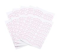 Paper Eyelash Practice Sheets for 10 Sheets Pink Lash Mapping