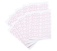 Paper Eyelash Practice Sheets Lash Mapping 10 Sheets Pink