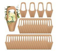 Paper Flower Bag 10Pcs Kraft Paper Flowers Bags