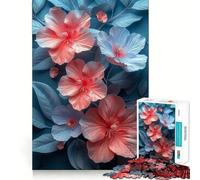 Paper Flower Bouquet 1000 Piece Jigsaw Puzzles for Adults Jigsaw Fine Logic Toy Quiet Fun Neat Edge Memorable Gift (50x75cm)