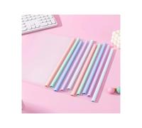 Paper Folder 50pcs A4 Information Folder Pull Rod Clip Horizontal Version Water Drop Thickeneded Large Capacity Test Paper