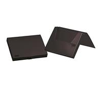 Paper Folder Paper Holder Rubber Polypropylene din a4 Opaque Black Spine 25 mm