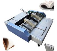 Paper Folding and Binding Machine, Booklet Maker, Brochure Folder, Manuals, 200-300 Books per Hour for School Church Office