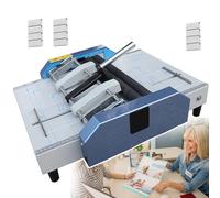 Paper Folding Machine - Manual Booklet Maker, A3 Booklet Folder with Five Staple Holes for Efficient Pamphlet Stapling and Booklet Creation