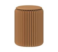 Paper Folding Stool Kraft Paper Multifunction Paper Chair Honeycomb structure Load capacity 200 kg Portable Folding Stool No assembly required Ideal for the living room