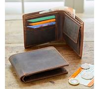 Paper High Buffalo Leather Billfold Wallet in Brown Paper High Brown One Size