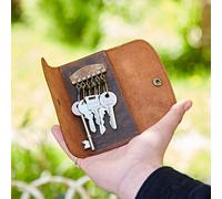 Paper High Buffalo Leather Key Holder - Leather