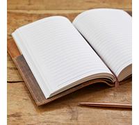 Paper High Buffalo Leather Refillable Journal - Lined