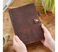 Paper High Buffalo Leather Refillable Journal - Unlined Paper in Brown Paper High Brown