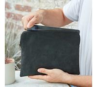 Paper High Buffalo Leather Tablet Case - Black
