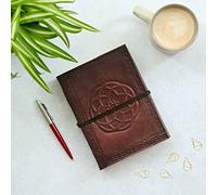 Paper High Celtic Knot Leather Journal in Brown Paper High Brown