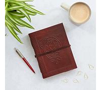 Paper High Celtic Serpent Leather Journal in Brown Paper High Brown
