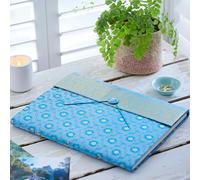 Paper High Extra Large Sari Fabric Photo Album in Blue Paper High Blue