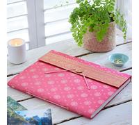 Paper High Extra Large Sari Fabric Photo Album in Pink Paper High Pink