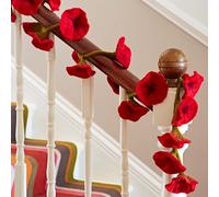 Paper High Felt Flower Garland in Red Paper High Red