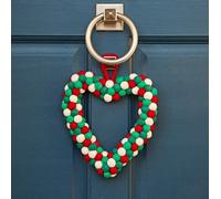 Paper High Felt Heart Wreath Paper High Multicolor