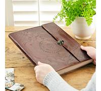 Paper High Indra Extra Large Embossed Leather Photo Album - Leather