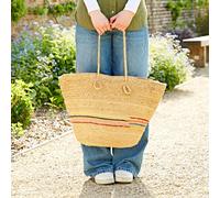 Paper High Large Natural Jute Tote Bag - Jute