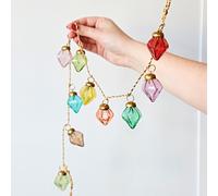 Mirai Pendent Coloured Recycled Glass Bauble Garland Paper High Multi One Size
