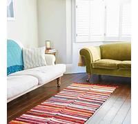 Paper High Multicoloured Recycled Rag Rug - Runner