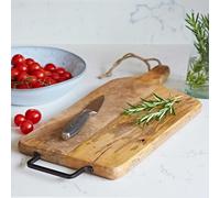 Paper High Natural Mango Wood Rectangular Chopping Board Paper High Natural