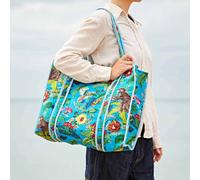 Paper High Reversible Monkey Print Quilted Cotton Tote Bag