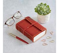 Paper High Stitched Distressed Leather Journal - S - S