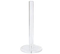 Paper Holder Base - Transparent Acrylic Tower, Sturdy Dispenser Bar | Paper Shelf for Kitchen Bathroom Countertop Storage Practical Contemporary Design