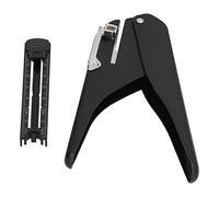 Paper Hole Punch, Adjustable for 20 Sheets (Black)