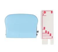 Paper Hole Puncher 3 Hole Punch 5 Sheets Capacity Handheld Tool for B5 A5 A6 A7 A4 Light Blue