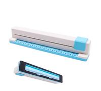 Paper Hole Puncher - 30-Hole Binding Punch for Loose Leaves, Binding Paper Punch with 5-Sheet Capacity, Push-Type Loose Leaf Punching Tool for Notebooks, Scrapbooks, Students, Teens, Women, School