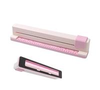 Paper Hole Puncher - 30-Hole Binding Push-Type Crafting Tool | Loose Leaf Document Organizer Machine | 5 Sheets Capacity for Notebook Scrapbook Student School Home Business Office Multiple Sizes